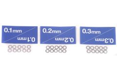 Distanzscheiben-Set 3mm (10) 0,1/0,2/0,3 Tamiya 300053585