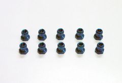 Kugelmuttern (10) 5mm Alu blau Tamiya 300053640