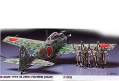 1:48 Mitsu. A6M3 Zero Fighter T32 Hamp Tamiya 300061025