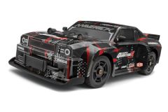 QuantumR Muscle Car Body - Black/red MAVERICK 150352