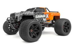 GT-6 Sportcab Painted Truck Body (Grey/Orange) HPI 160104