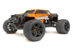 GTXL-6 Kingcab Painted Truck Body (Black/Orange) HPI 160106