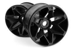 Havok Wheel Black (3.8inx71mm/2pcs) HPI 160147