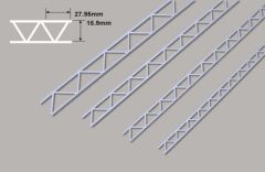 Leiterträger diagonal-15.9 x 27.95x 300mm Plastruct