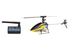 XciteRC Flybarless 200 Trainer RTF 2.4 GHz 4 Kanal Hubschrauber gelb/blau mit M6i 6 Kanal Sendermodul FHSS XciteRC 13000120