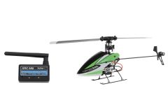 XciteRC Flybarless 245 Trainer RTF 2.4 GHz 4 Kanal Hubschrauber grün/weiß mit M6i 6 Kanal Sendermodul FHSS XciteRC 13001130