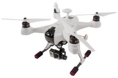 XciteRC Quadrocopter X350 Premium RTF - FPV-Drohne für GoPro Hero3 Kamera, 3D-Gimbal, GPS, Groundstation, Akku, Ladegerät und Devo F12E Fernsteuerung