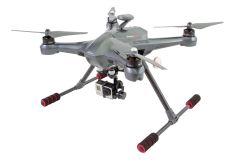 XciteRC Quadrocopter Scout X4 RTF - FPV-Drohne für GoPro Hero 3 Kamera, 3D-Gimbal, GPS, Groundstation, Akku, Ladegerät und Devo F12E Fernsteuerung mi