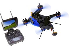 Walkera FPV Racing-Quadrocopter F210 3D RTF - FPV-Drohne mit Sony HD-Kamera, 5- FPV-Monitor, OSD, Akku, Ladegerät und DEVO 7 Fernsteuerung Walkera 150