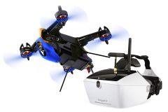 Walkera FPV Racing-Quadrocopter F210 3D RTF - FPV-Drohne mit Sony HD-Kamera, OSD, Videobrille Goggle V4, Akku, Ladegerät und DEVO 7 Fernsteuerung Walk