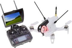 Walkera FPV Racing-Quadrocopter Rodeo 150 RTF weiß - FPV-Drohne mit HD-Kamera, FPV-Monitor, Akku, Ladegerät und DEVO 7 Fernsteuerung Walkera 15004460