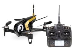 Walkera FPV Racing-Quadrocopter Rodeo 150 RTF schwarz - FPV-Drohne mit HD-Kamera, Akku, Ladegerät und DEVO7 Fernsteuerung Walkera 15004470