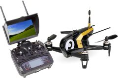 Walkera FPV Racing-Quadrocopter Rodeo 150 RTF schwarz - FPV-Drohne mit HD-Kamera, FPV-Monitor, Akku, Ladegerät und DEVO 7 Fernsteuerung Walkera 150044