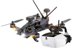 Walkera Runner 250 Pro Racing-Quadrocopter RTF - FPV-Drohne mit HD Kamera, Goggle V4 Videobrille, GPS, OSD, Akku, Ladegerät und Devo 7 Fernsteuerung W