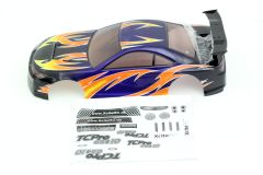 Karosserie TC one10 Pro lackiert violett + Decals XciteRC 30306049