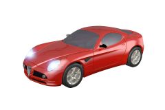 Teknotoys Alfa Romeo 8C rot Slot-Car 1:43 Teknotoys 39001004