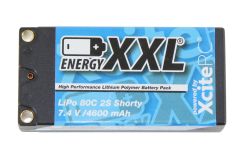 energyXXL Lipo Akku 4600 mAh 7,4 V 80C Shorty EFRA Legal energyXXL 56600105