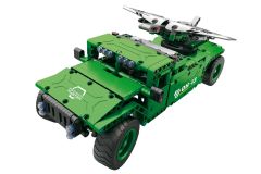 Teknotoys Active Bricks RC UAV Militär-Transporter -  Konstruktionsbaukasten mit Fernsteuerung Teknotoys 85000022