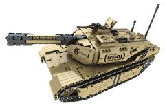 Teknotoys Active Bricks RC Panzer mit Schußfunktion - Konstruktionsbaukasten mit Fernsteuerung Teknotoys 85000030