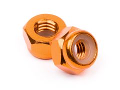 Aluminium Stoppmutter M4 Orange (10St) HPI Z868