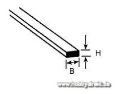 MS-102 Vierkantstab 0,3x0,5x250mm (10) Krick 190710