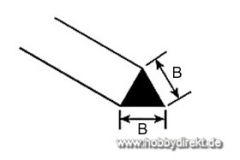 MRT-30 Dreikantstab 60° 0,8x250mm (10) Krick 190841