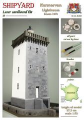 Leuchtturm Kermorvan Laser Kartonbausatz Krick 24662