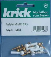 Kugelgelenk für M2 Gestänge (5 Stck) Krick 50153