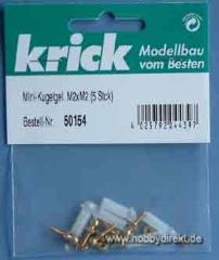 Mini-Kugelgel. M2xM2 (5 Stck) Krick 50154