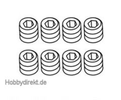 Madenschraube M3x4 mm (8) Krick 646070