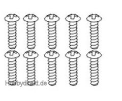 Linsenkopfschraube 2,6x10 mm selbstschneidend (10) Krick 646075