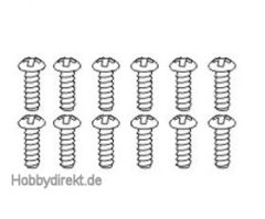 Linsenkopfschraube 2,6x8 mm selbstschneidend (12) Krick 646078