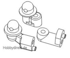 Karosseriehalterung Buggy 1:16 Satz Krick 646097