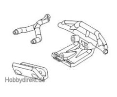 Stoßfänger vorne/hinten Truggy 1:16 Satz Krick 646111