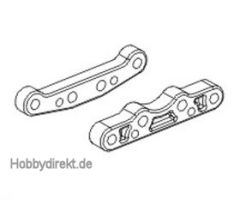 Vordere Querlenkerstiftehalterung Aluminium (2 Krick 646133