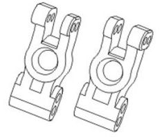 Achsschenkel hinten Aluminium Typ B (2) Krick 646395