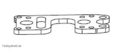 Platte oben Mitteldifferential/Lager CNC gefräst Krick 648048