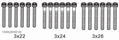 Schraubensatz I Zylk. 3x22,3x Krick 648083