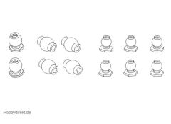 Kugelkopfsatz kpl. ECO Buggy Krick 648141