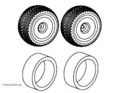 Reifen mit Einlagen Truggy 1:8 (Paar) Krick 648175