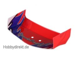 Heckflügel rot/blau 2WD 1:10 MegaE Krick 650884