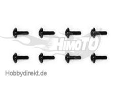 Flachkopfschraube 3x10 8 Stück Krick 652824