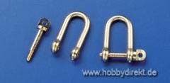 Schäkel schraubbar 4,4x8,2 mm M1,2 (4 Stk.) Krick 65451