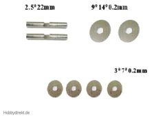 Differentialwellen + Passscheiben Satz Krick 654753