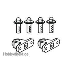 Karosseriestützen Short Course Truck (Satz) Krick 655126