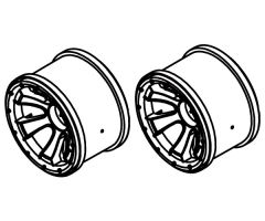 Felgen verchromt MT Raider (Paar) Krick 655159