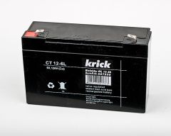 Bleiakku 6V / 12Ah Krick 667256