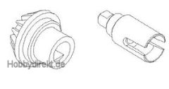 Diff.-ausgang Metall+Mitnehmer Krick 852008