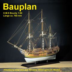 Bauplan H.M.S. Bounty Krick 91032