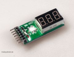 RFI Voltage Display 2-6 LiPo/Li-Ion Krick 956810